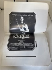 Orig  Rare OUTLAND Press Book -Sean Connery