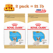 2 Pack, Royal Canin Breed Health Nutrition French Bulldog Puppy Dry Dog,10.5lb/b