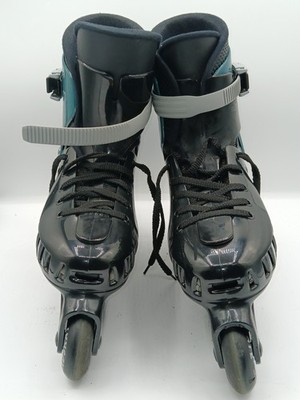 Roces M12 Aggressive Inline RoadSkates Men Size 9 Black Soft Blue