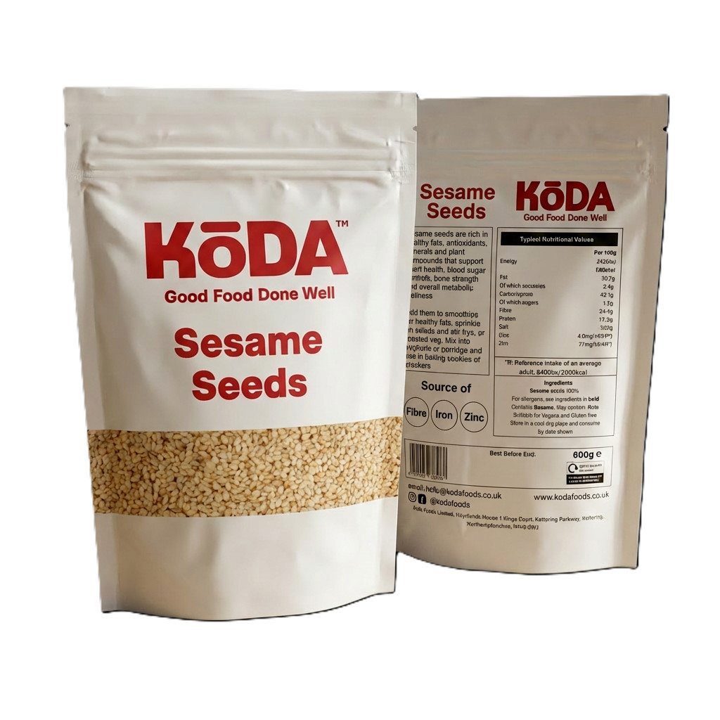 Sesame Seeds 600g Gluten Free AA Grade 100% Natural Seeds Ready To Eat + Fibre