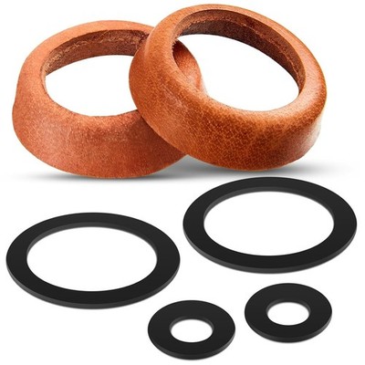 2 Sets Schwengelpumpe Ersatzteile Leder Dichtungssatz Typ 75 Ledermanschette und