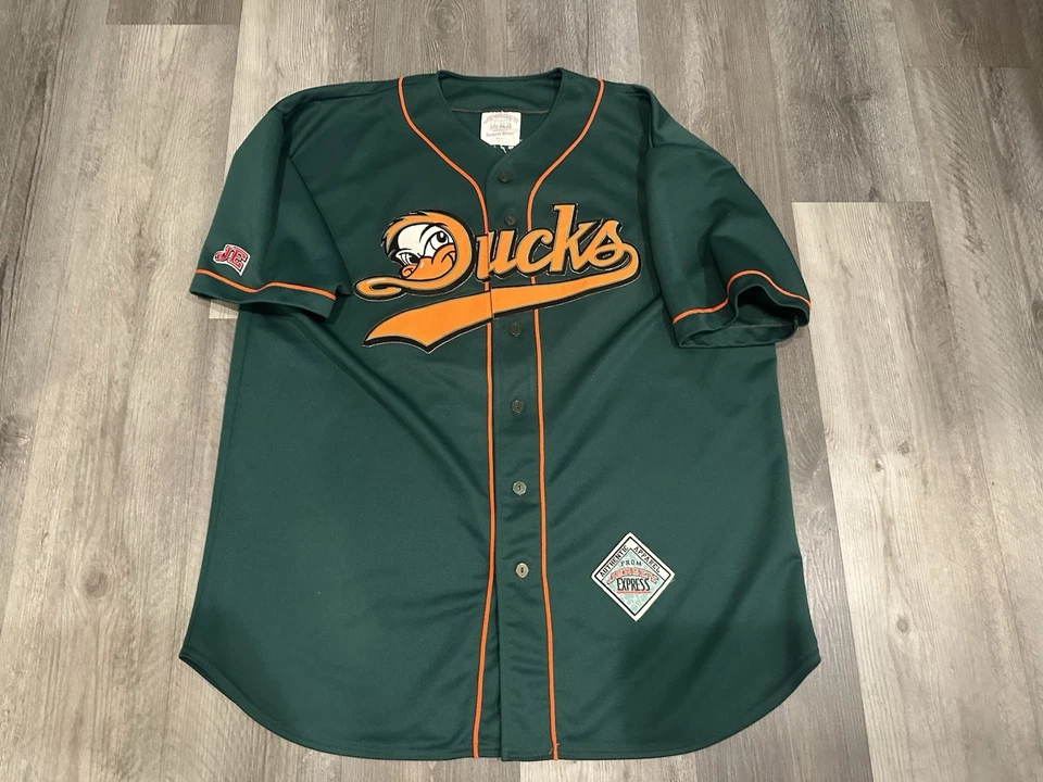 Camiseta cosida de béisbol vintage de los Long Island Ducks talla X-grande para hombre Foto 2 de 4