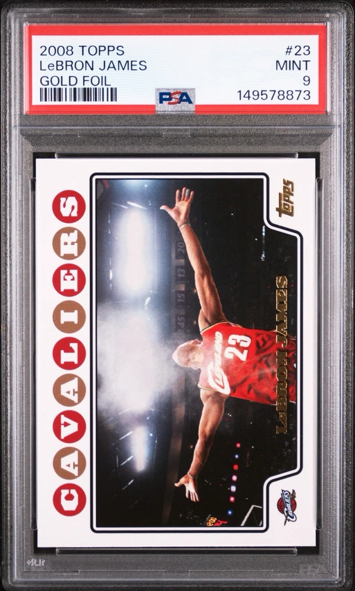 Topps LeBron James 9 Graded Basketball Sports Trading Cards