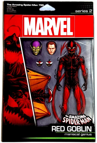 AMAZING SPIDER-MAN #799 CHRISTOPHER RED GOBLIN ACTION FIGURE VARIANT 2018 NM