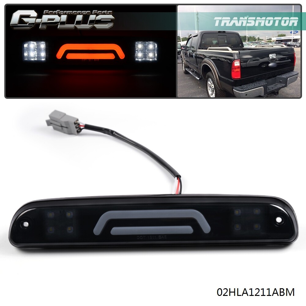 LED Third 3rd Brake Light Black Fit For 99-16 Ford F250 F350 Super Duty Cargo