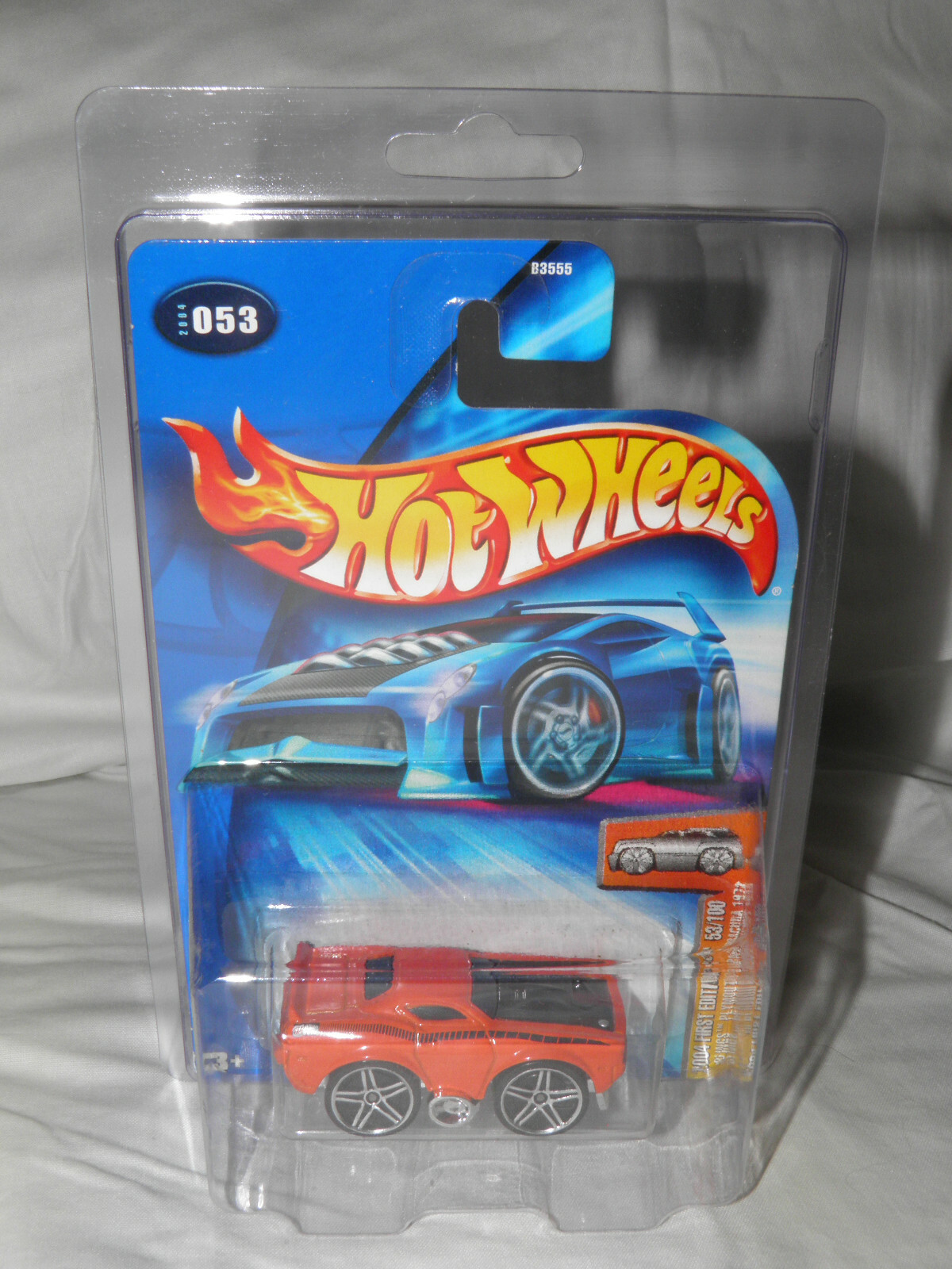 2004 Hot Wheels First Editions Blings Plymouth Barracuda 1972 Orange #53