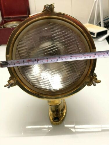 Mini luz de spot/búsqueda náutica de barco auténtico recuperado - barco marítimo vintage - Imagen 9 de 9