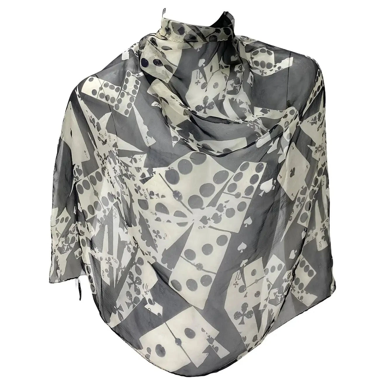 Rare Vintage John Galliano pour Foulard Soie Christian Dior
