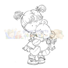 TEDDY AND ME-Stampavie-Gillian Roberts Clear Photopolymer Stamp-Stamping Craft