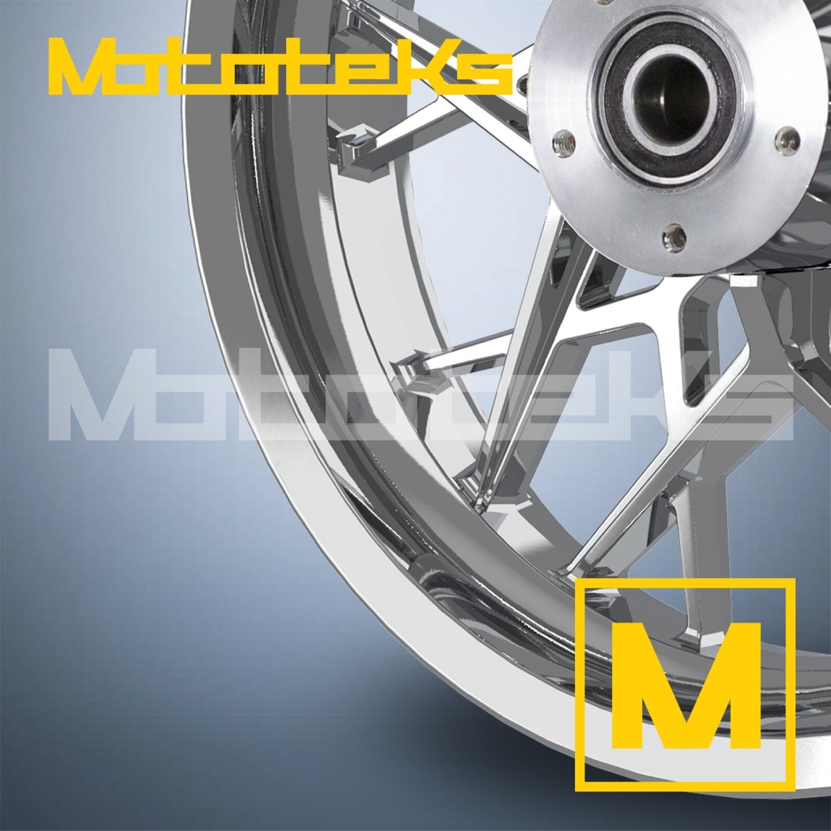 16X3.5 RAZOR MAG WHEEL CHROME FOR HARLEY SOFTAIL SPORTSTER DYNA