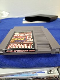 Nintendo NES ,  JEOPARDY  Game  W/ Manual & CASE