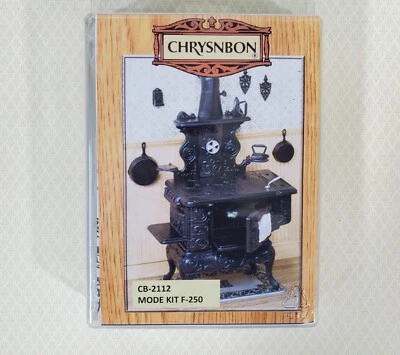 Dollhouse Chrysnbon Cooking Stove KIT Victorian Style Plastic 1:12 Scale