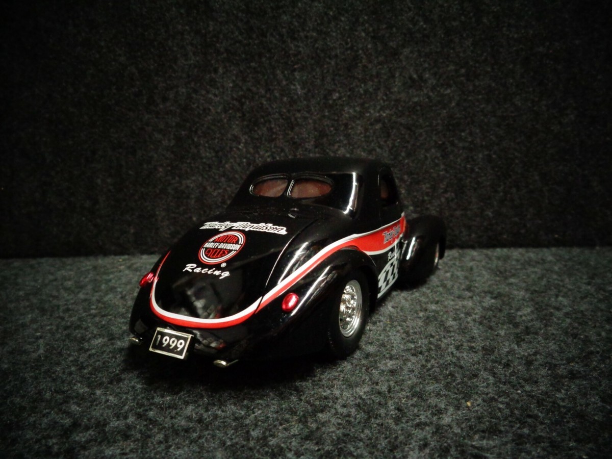 HARLEY DAVIDSON 1941 WILLYS COUPE STREET ROD DIECAST CAR Liberty