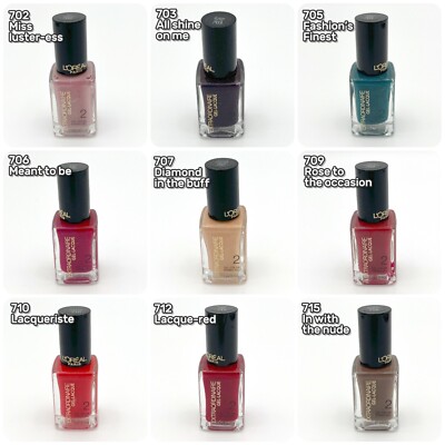 L'Oreal Paris Extraordinaire Gel Lacque 2-Step Nail Color Kit - New, Multi-Color