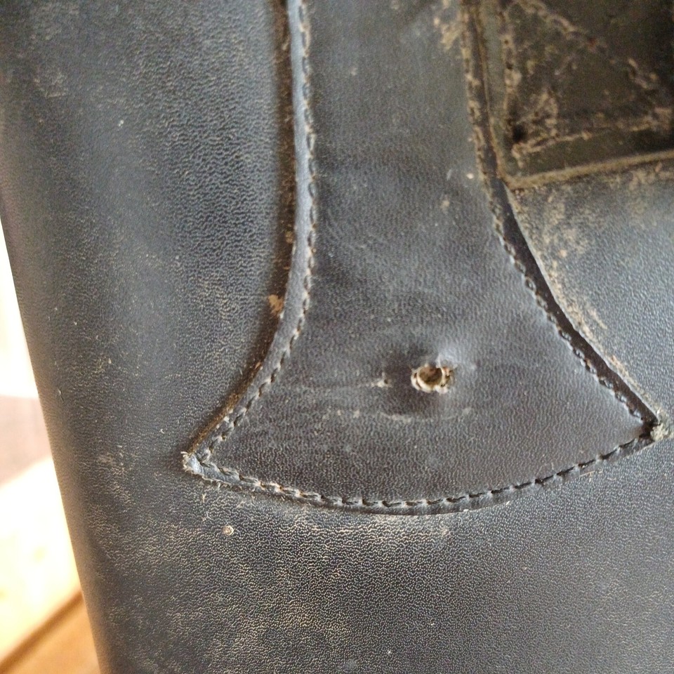 Gallop Black Long Leather Riding Boots eBay