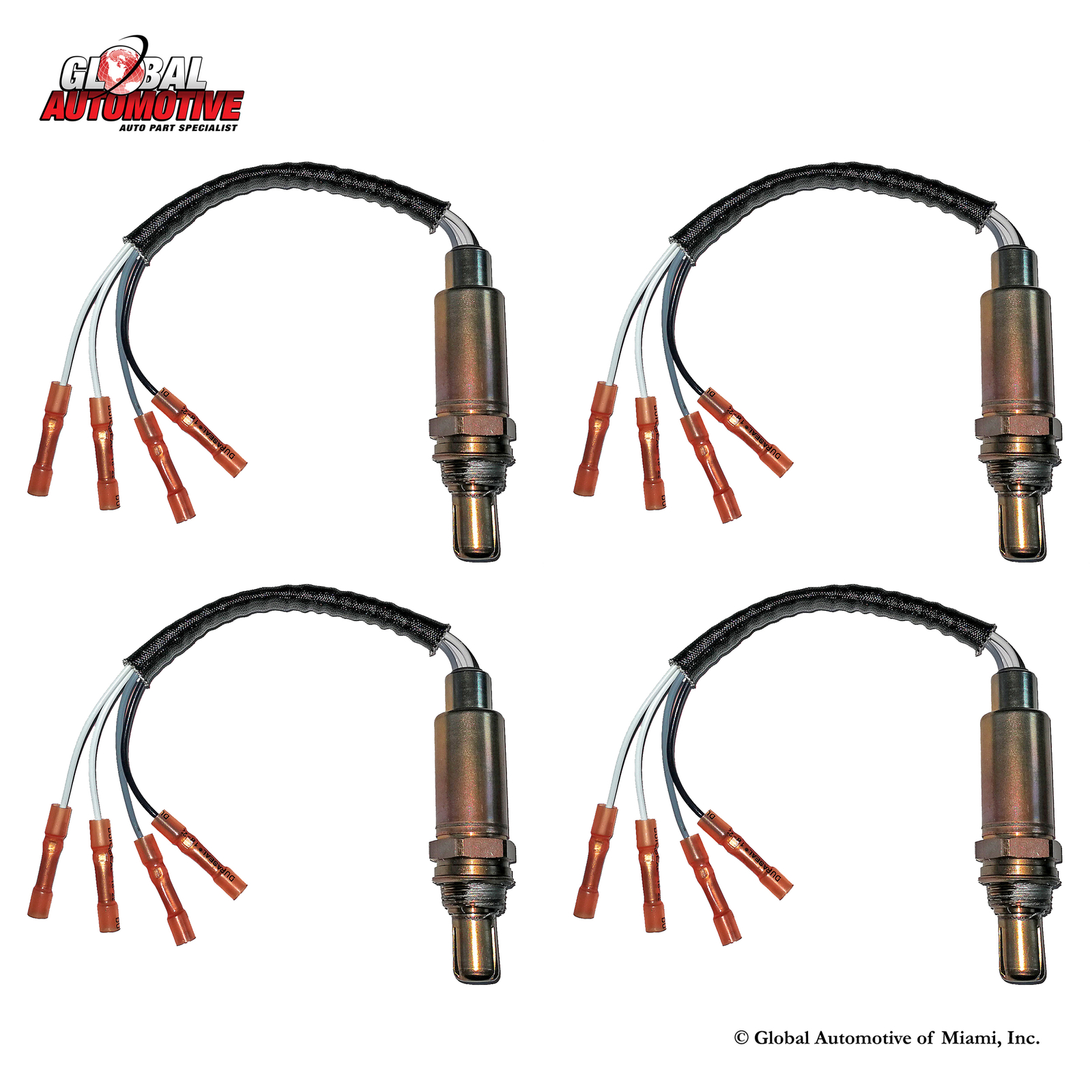 Set of 4 New Oxygen O2 Sensor for 2001 2002 2003 BMW 530i 3.0L