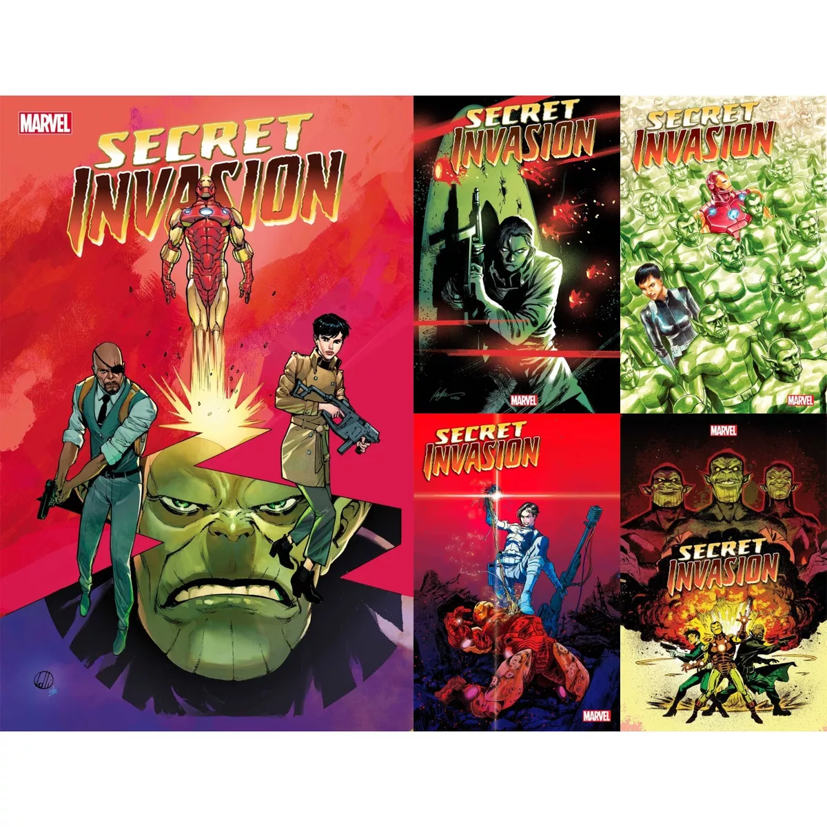 Secret Invasion (2022) 1 2 3 4 5, Marvel Comics, FULL RUN / COVER SELECT