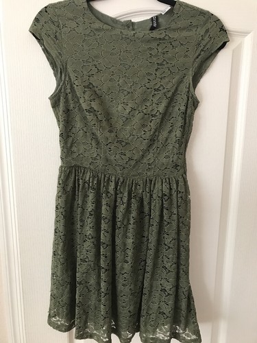 Divided By H \u0026 M Dress Lace olive Green 
