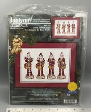 SEALED 17" Janlynn Father Christmas Santa Claus Counted Cross Stitch Kit 1998