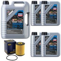 MotoröL Set 4600 5W-30 Liqui Moly 9 Liter + ÖLfilter FüR Audi Q7 VW Passat 4.0