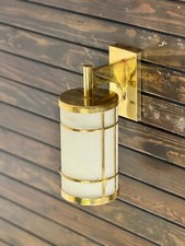 Lampada da parete in ottone anticato stile Victoria Marine Artefacts Home - L...