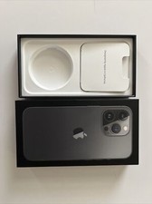 Apple iPhone 13 Pro GRAPHITE EMPTY BOX ONLY W/ Charger, Sticker  SIM Ejector