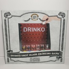 DRINKO Shot Glass Drinking Game Novelty Social Party Games College Funny