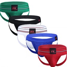 Men Athletic Supporter Jockstrap,Men's Sport Briefs Bulge Pouch Bikini Underwear