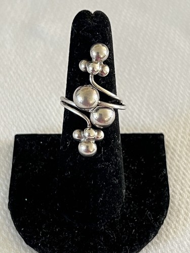 Boho Hippie Style 925 Sterling Silver Ring Sz7