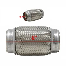 RK7516- Fits 2.5" x 6" Heavy Duty Stainless Steel Exhaust Flex Pipe