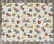 Disney Babies Mickey Mouse Stars Flat Crib Toddler Baby Sheet Donald Pluto Goofy