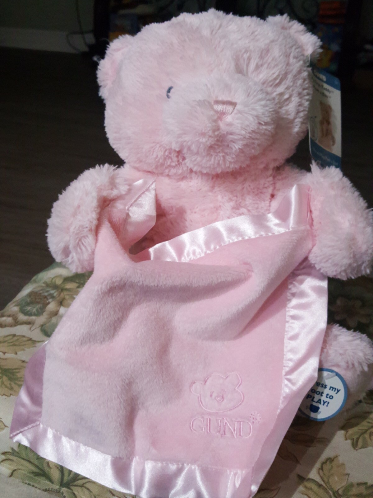 Gund Baby My First Teddy Bear Peek A Boo Animated Baby Stuff
