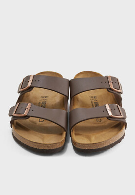 Birkenstock Arizona Unisex Size 45 / 12 Slide Sandals NEW Birkenstock Unisex Arizona Two-strap Buckle Slide Footbed  main image 4