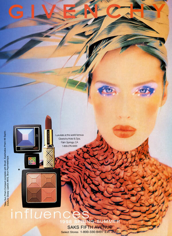 1998 Givenchy makeup influences lipstick blush eyeshadow 1-page