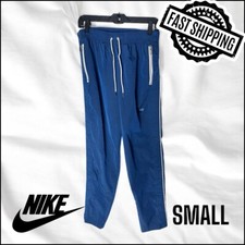 Vintage Nike Track Pants Men's Small Nylon Button Snap 90s Y2k FAST SHIPPING