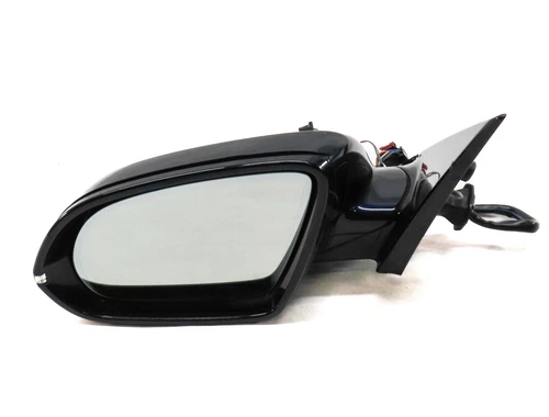 11-14 AUDI A8 S8 (D4 4H) LEFT P-FOLD LANE KEEP BLIND HEAT DOOR MIRROR (BLUE)