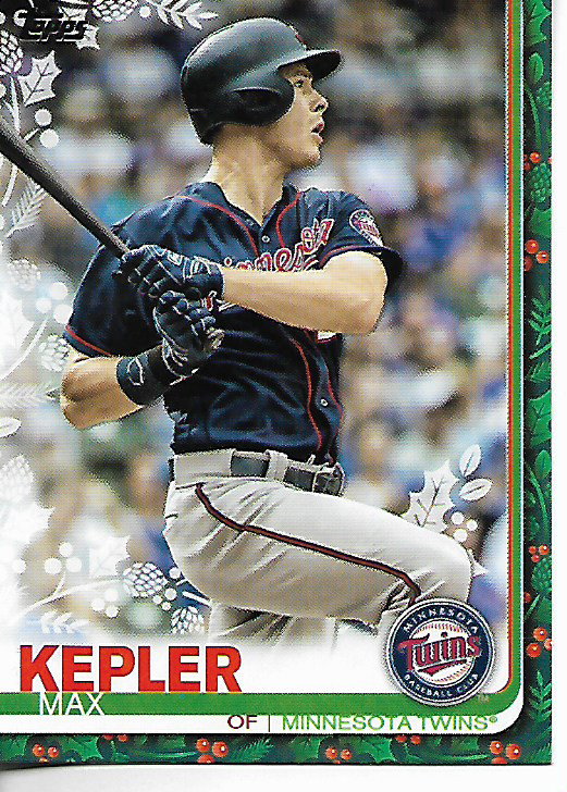 2019 Topps Holiday HW67 Max Kepler Card
