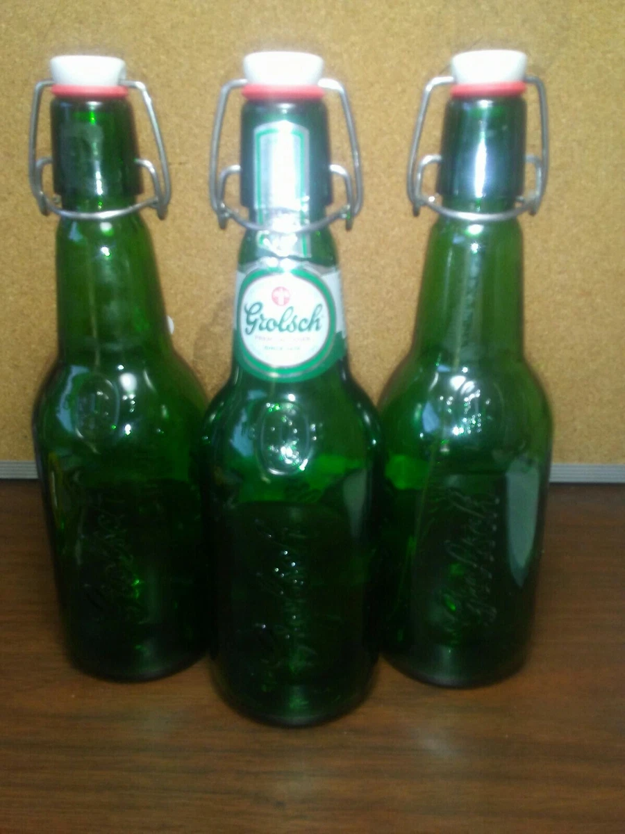 Grolsch Beer Bottle Home Brew Porcelain Swing Top Bottle, 48 OFF