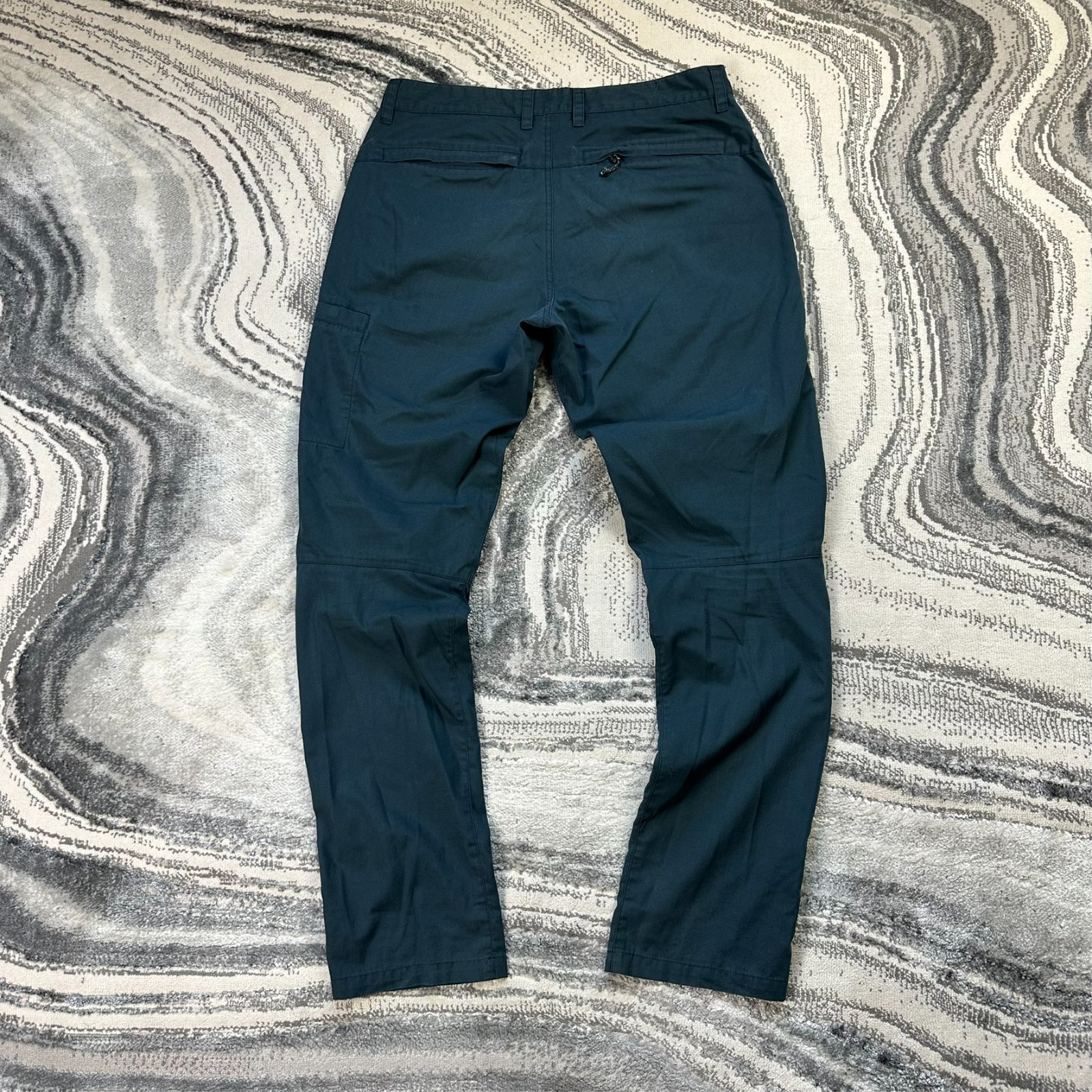 Vintage Fjallraven G-1000 Dark Navy EU 48 W33 Outdoor Hiking Walking Trousers image 8