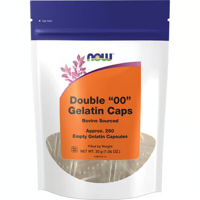 Желати капсулы NOW Foods Double 00 по 250 карат 2090₽