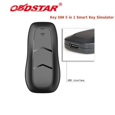 OBDSTAR Key SIM 5 in 1 Smart Key Simulator for Toyota 4D&H Chip for X300 DP Plus