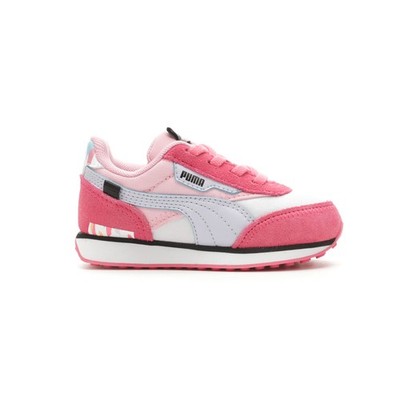PUMA Future Rider Nail Glam  Toddler Girls Pink, White Sneakers Casual Shoes 390