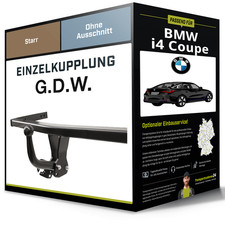 Starre Anhängerkupplung für BMW i4 Coupe 11.2021-jetzt Typ G26 G.D.W. NEU