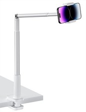 Phone Holder, Flexible Long Arm,Overhead Mount,360  Angle Adjustable,Aluminum...