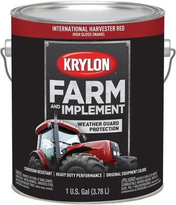 Krylon 1964 International Harvester Red (IH Red) Farm & Implement Gallon 