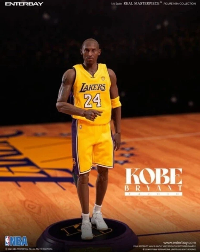 Enterbay NBA Los Angeles Lakers Kobe Bryant 24 2010 Real Masterpiece US Stock!! - Image 4 of 4