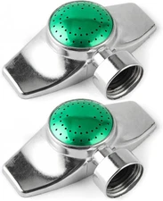 2 Pack Metal Spot Sprinkler, Lawn Sprinkler for Yard with Gentle Water Flow for 