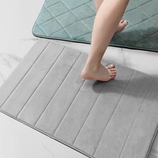 1x Soft Absorbent Memory Foam Non-slip Carpet Bath Bathroom Floor Shower Mat Rug