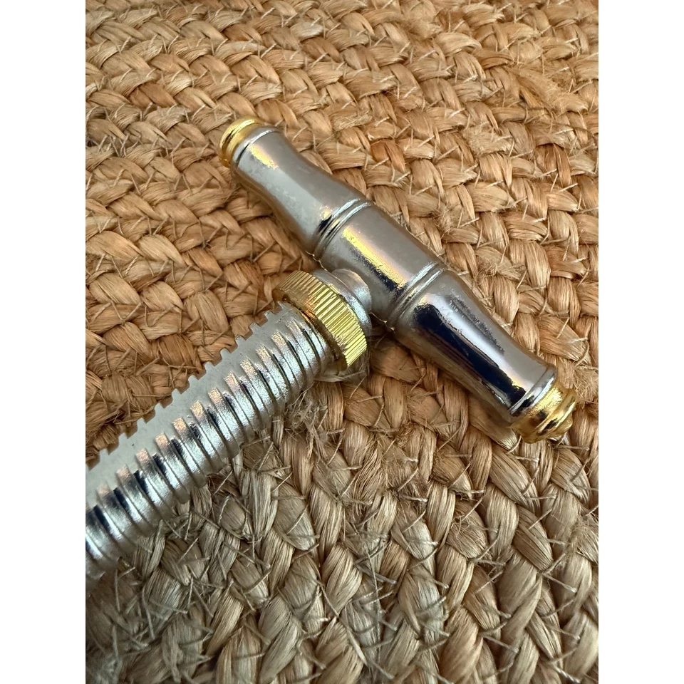 Vintage True Fabrications gold-toned and chrome bell style corkscrew - Image 2 of 4