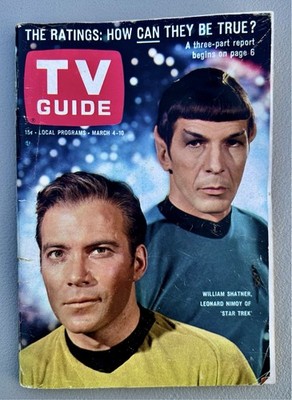 TV Guide March 4-10 1967 Star Trek Shatner Nimoy Indianapolis Edition